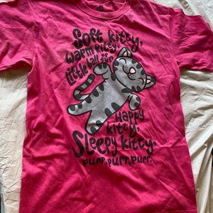Men's cut Soft Kitty Tee Shirt